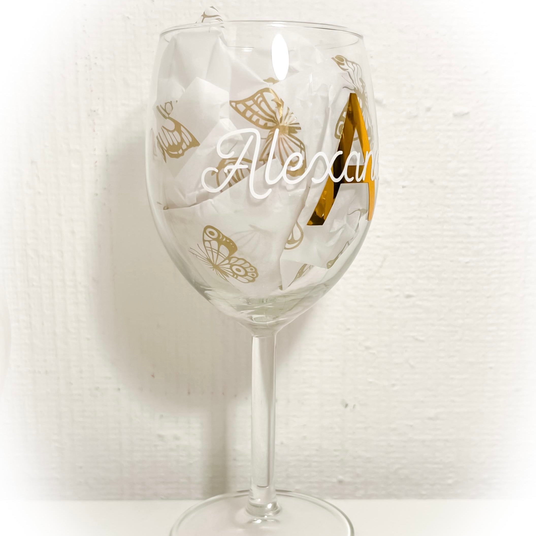 Personalisiertes Weinglas - LHS