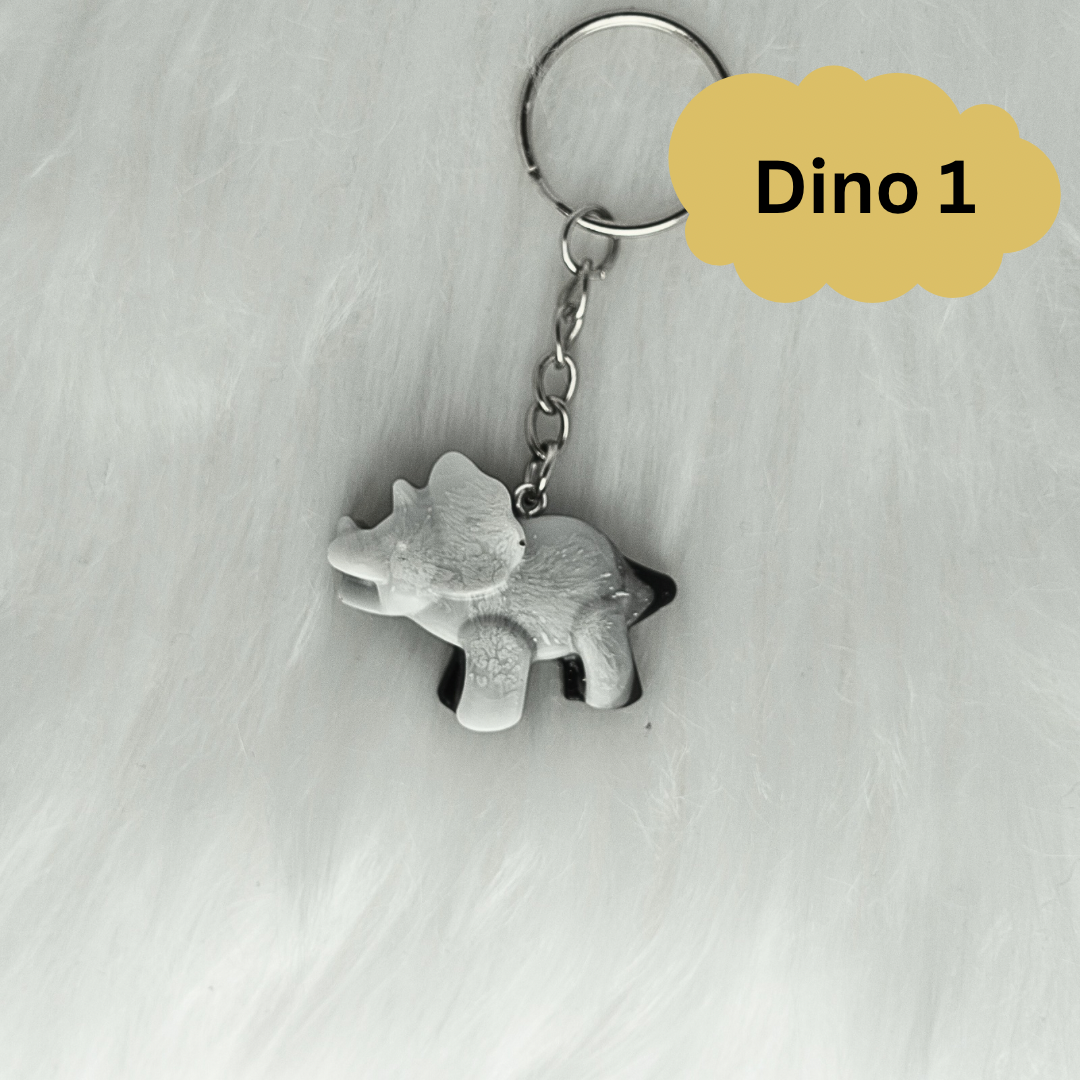Anpassbare Dino Schlüsselanhänger - LHS