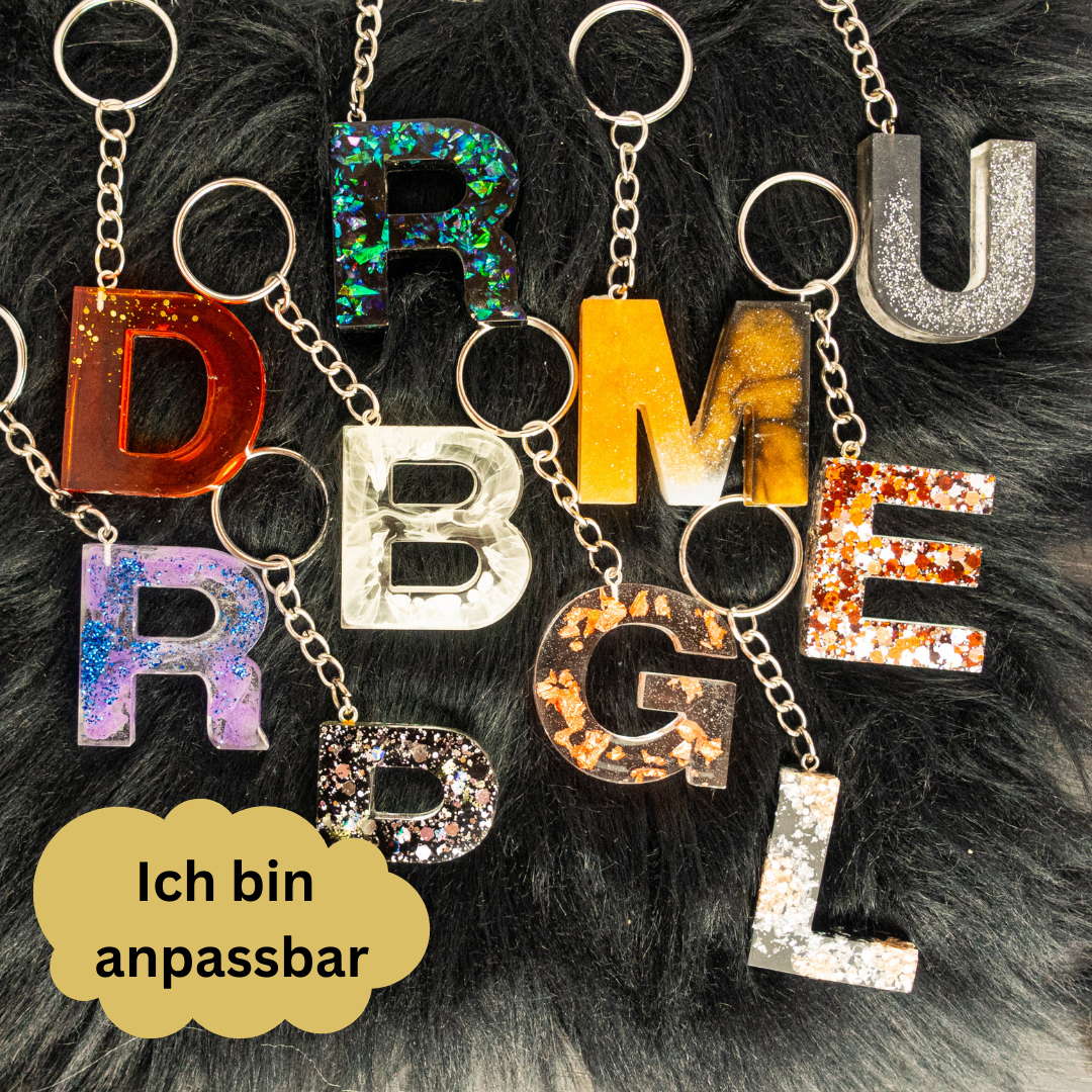 Anpassbare Buchstaben Schlüsselanhänger - LHS