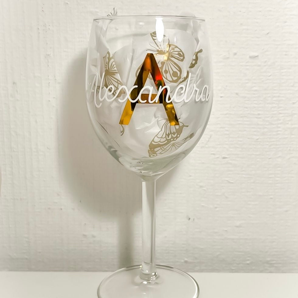 Personalisiertes Weinglas - LHS