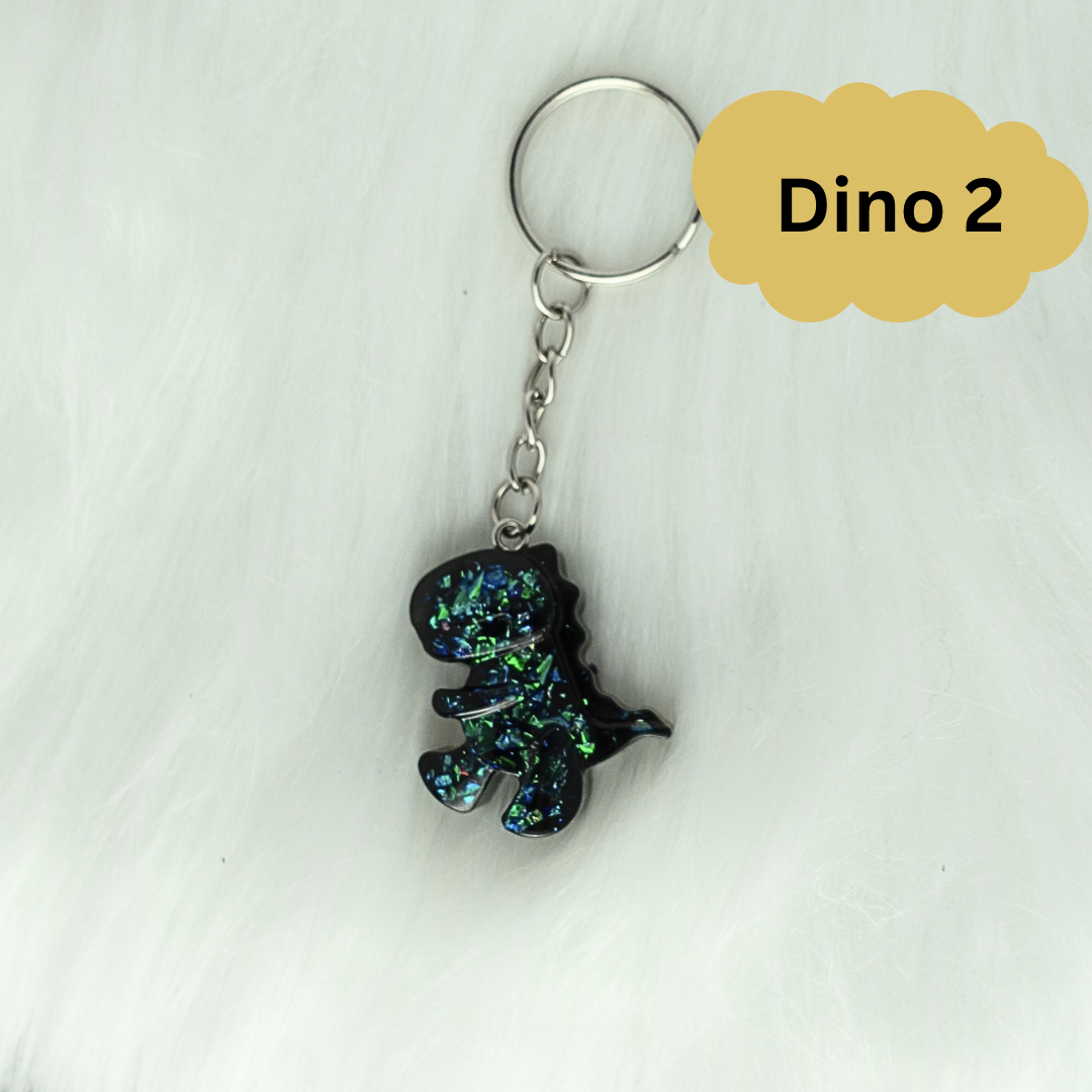Anpassbare Dino Schlüsselanhänger - LHS