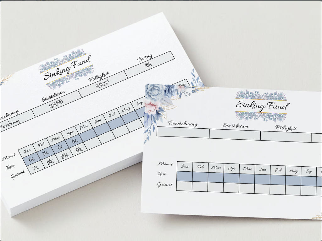 Sinking Fund Tracker - LHS