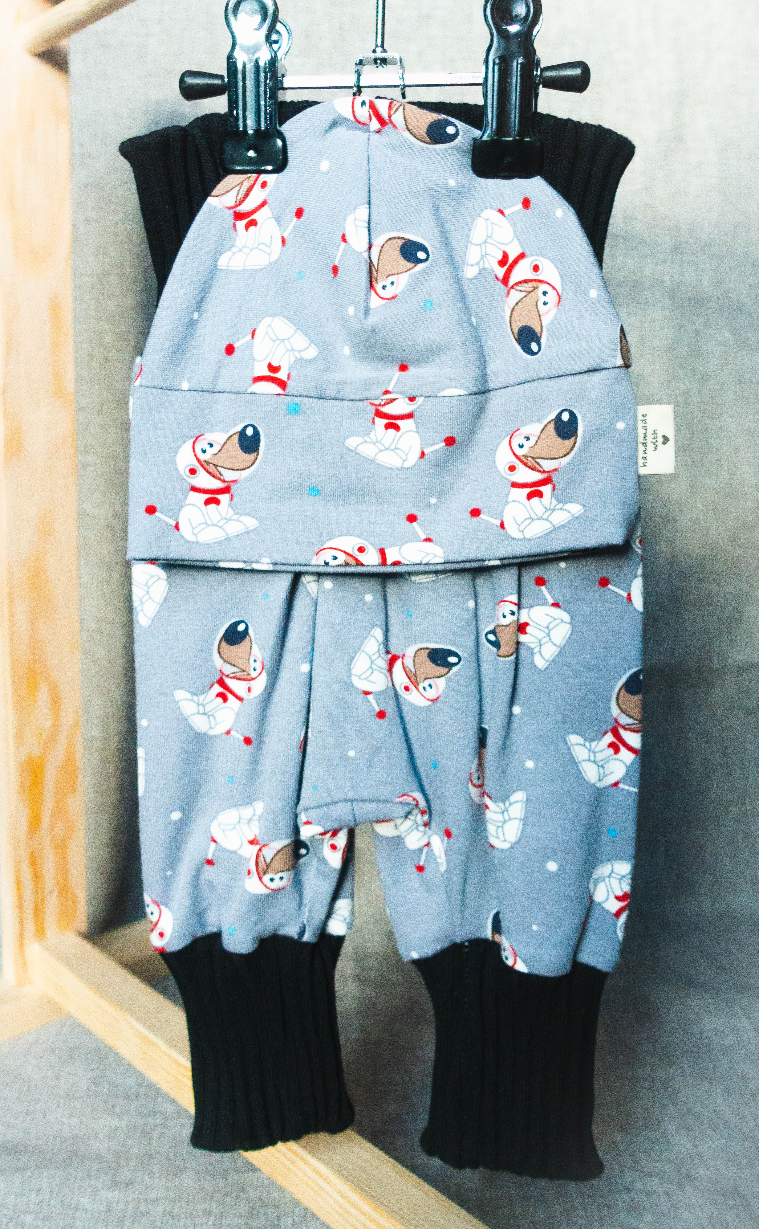 Baby Set (Hunde Astronauten) Gr. 50-62 - LHS