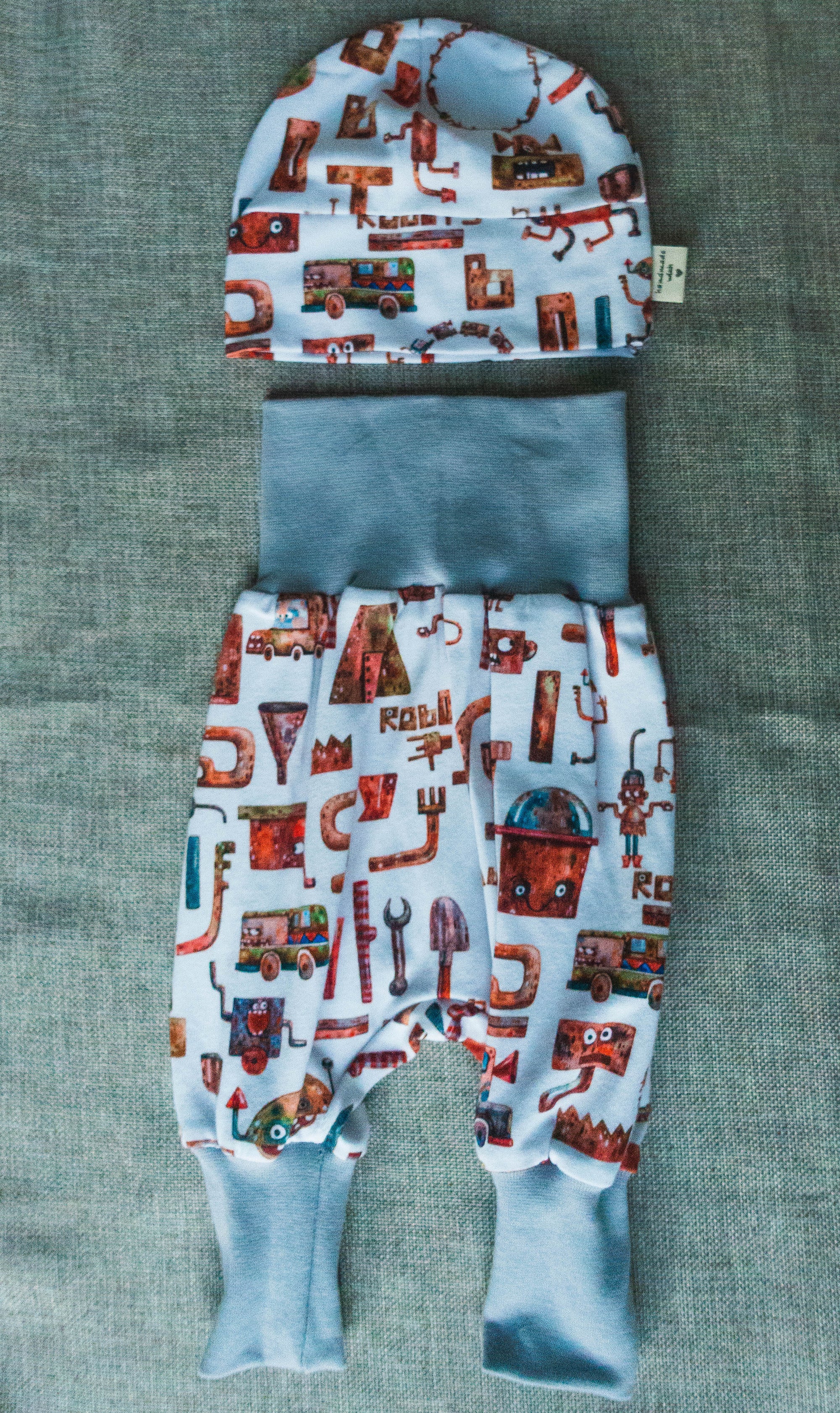 Baby Set (Roboter weiß) Gr. 50-62 - LHS