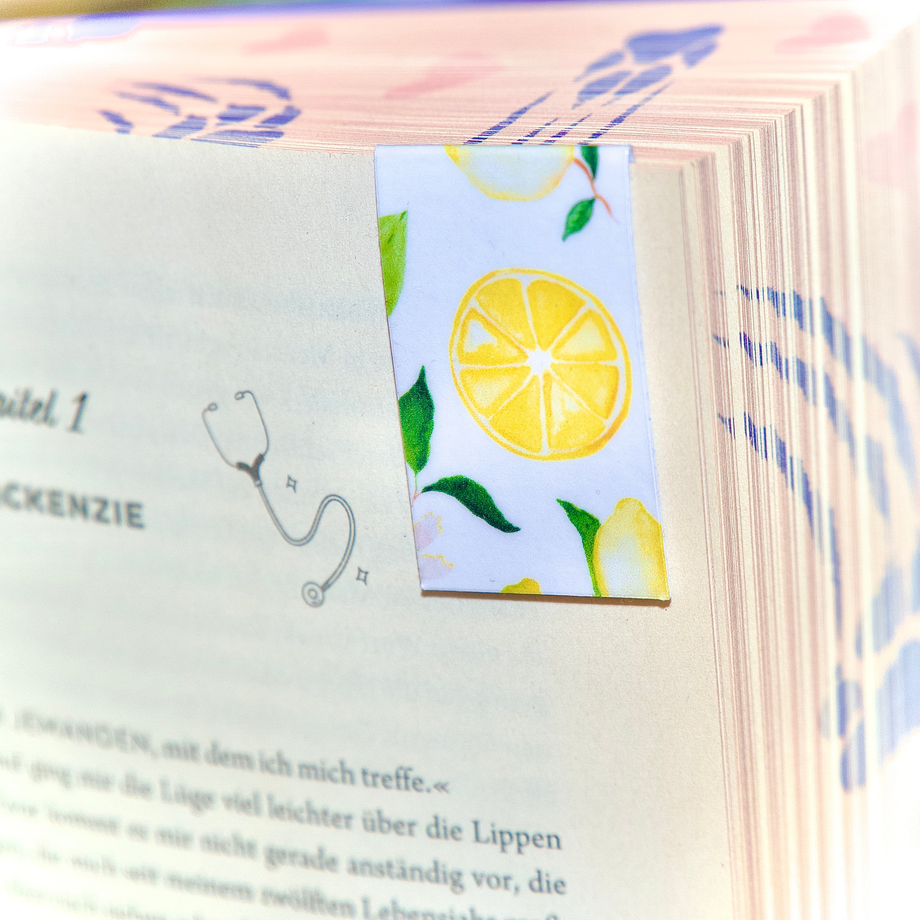 Magnet Lesezeichen Zitrone -LHS