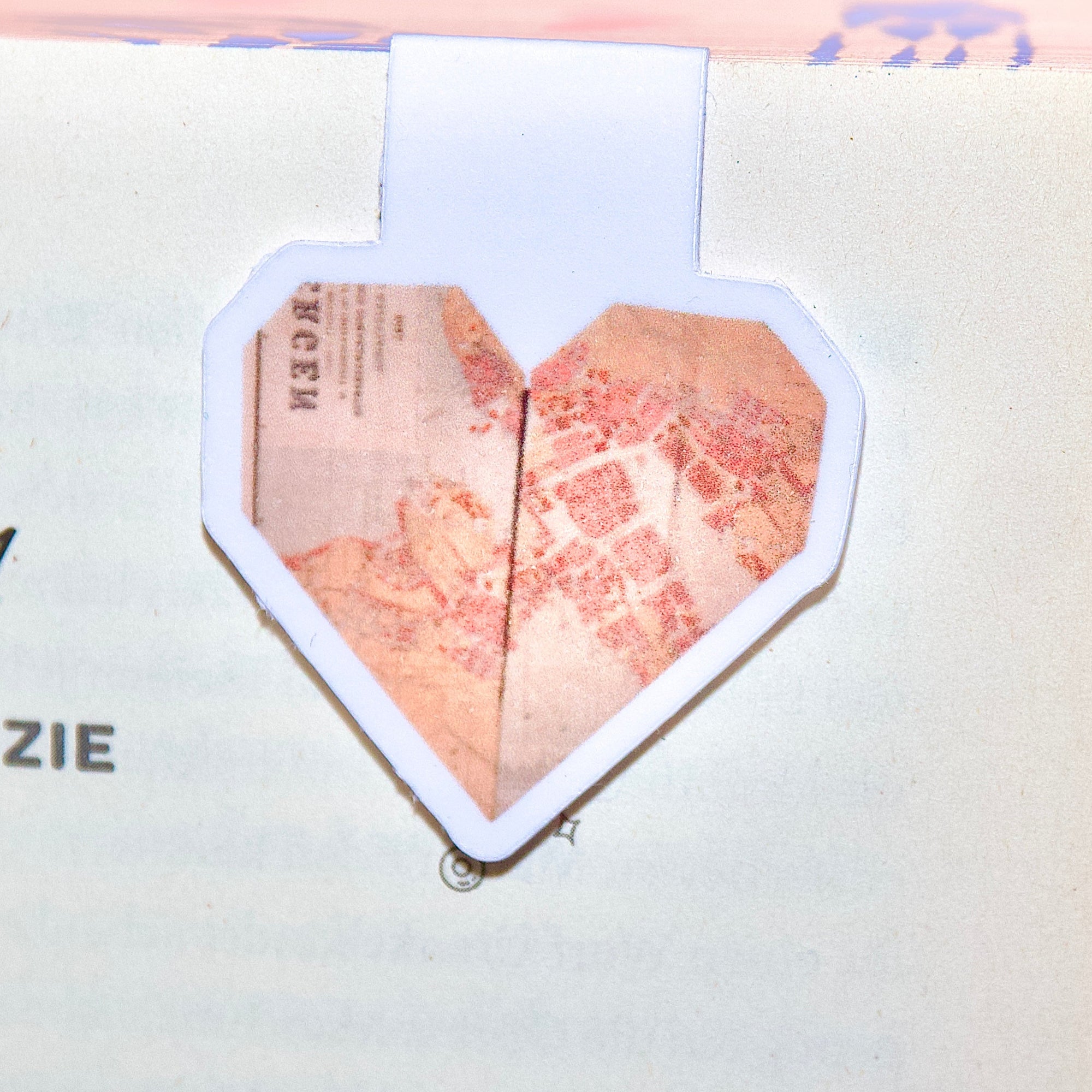 Magnet Lesezeichen Herz Landkarte - LHS