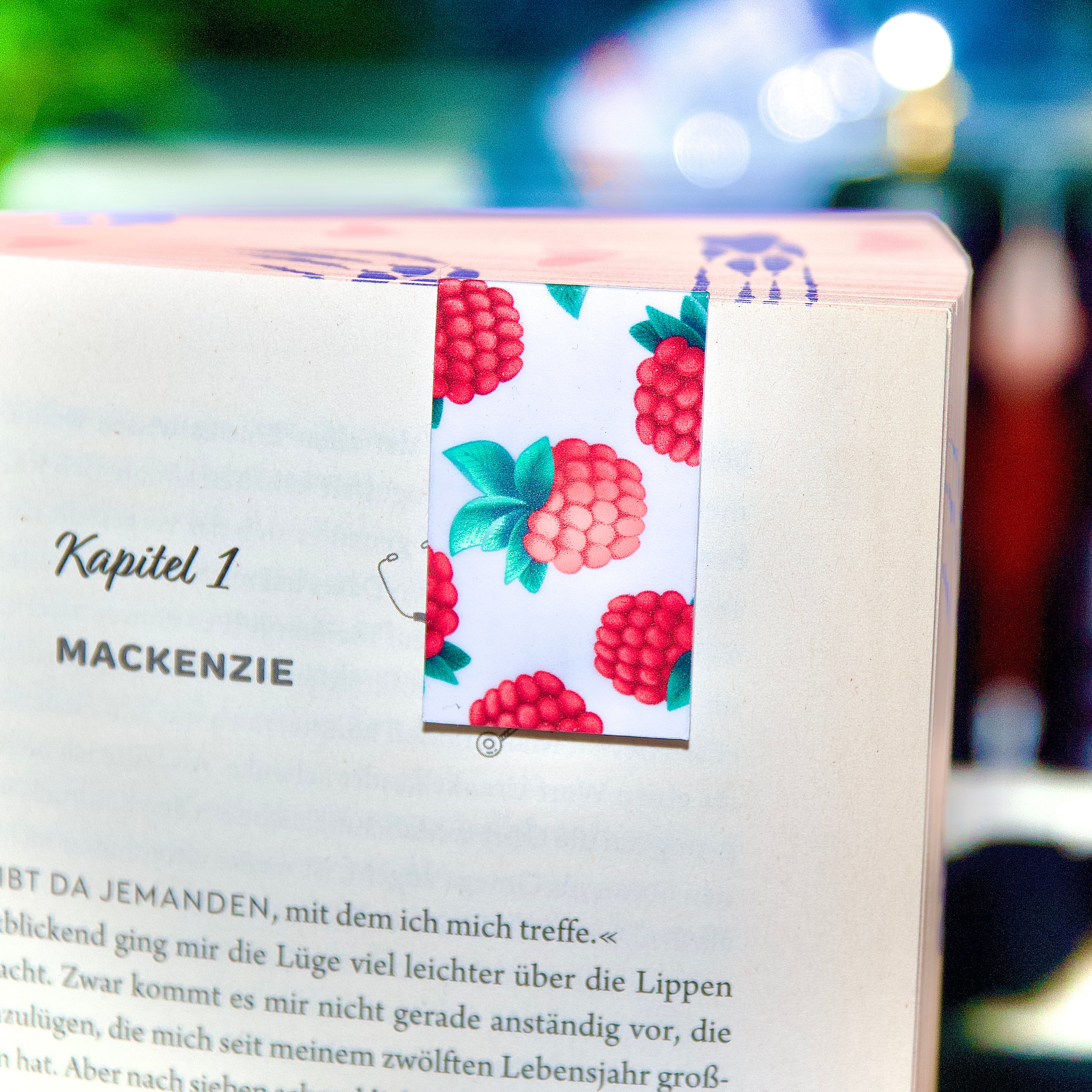Magnet Lesezeichen Himbeeren - LHS