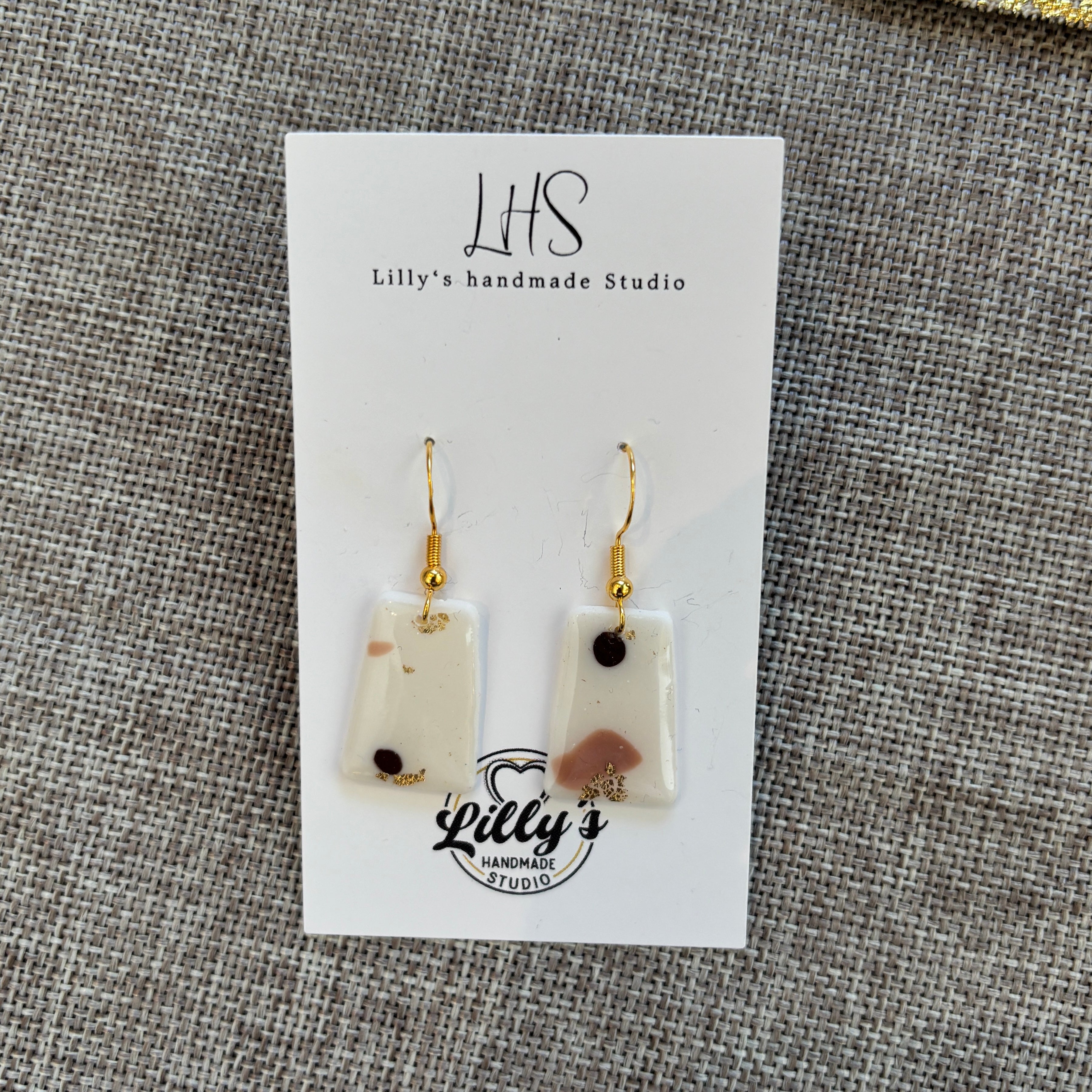 Golden Cream Ohrringe - LHS