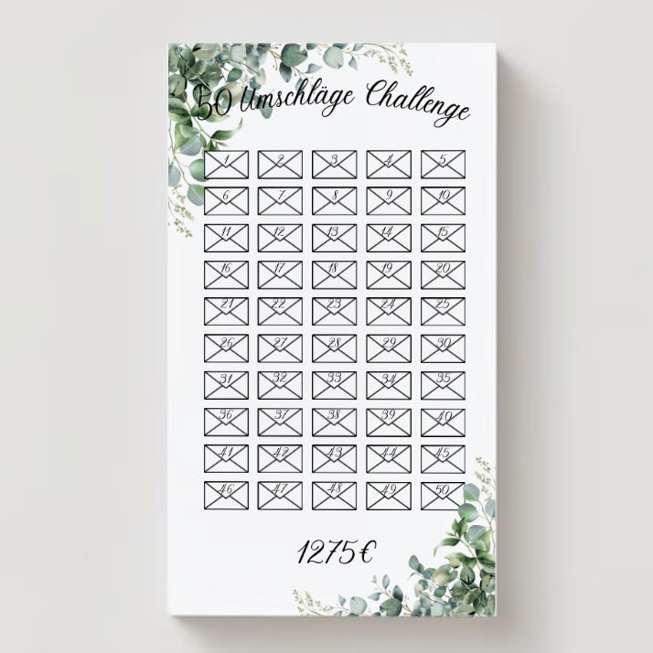 50 Umschläge Challenge - LHS