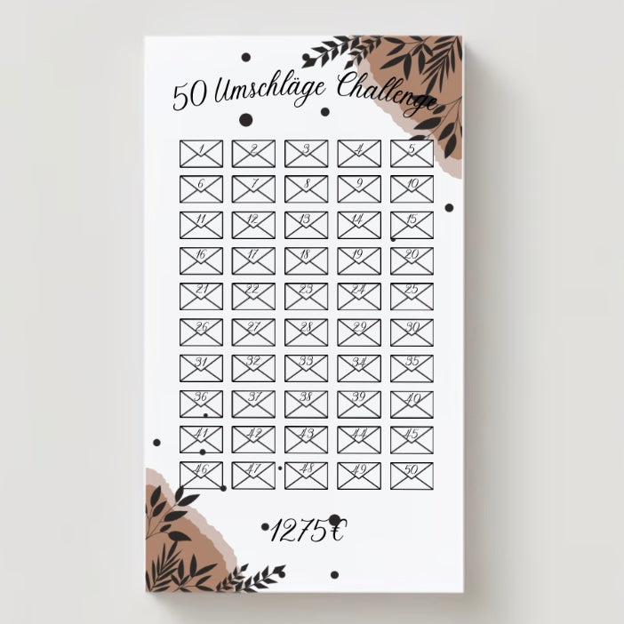 50 Umschläge Challenge - LHS