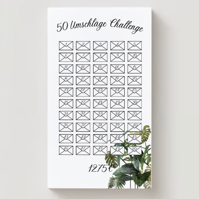 50 Umschläge Challenge - LHS