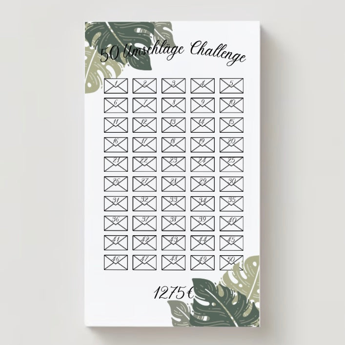 50 Umschläge Challenge - LHS