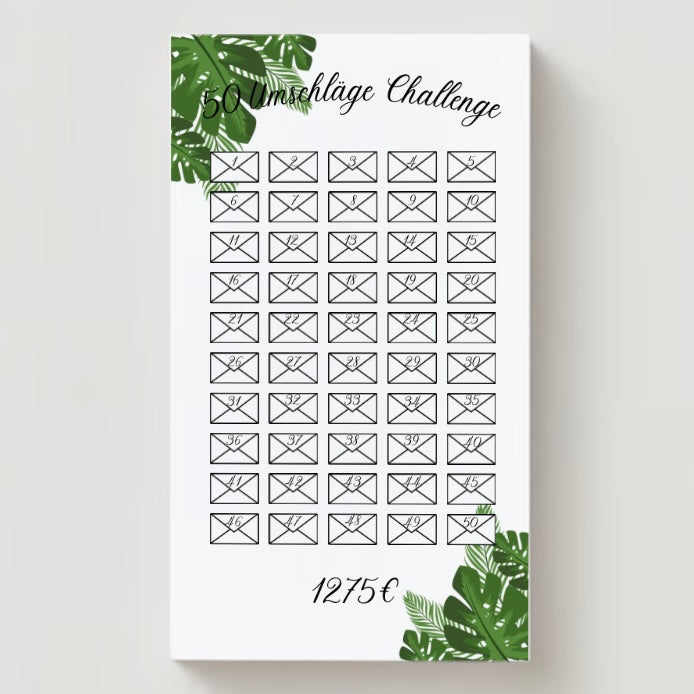 50 Umschläge Challenge - LHS